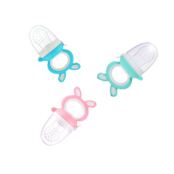 Meilleur support congelé mamelon de dentition Amazon fruits frais Silicone grignoteuse alimentation sucette pour bébé nourriture filet factice